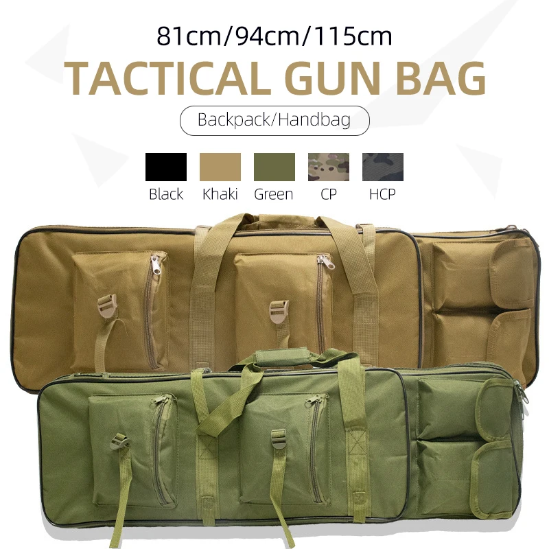 軍事戦術射撃バックパックロック可能なガンケースとモールパネルエアガンスナイパーライフル狩猟アクセサリーアウトドアギア