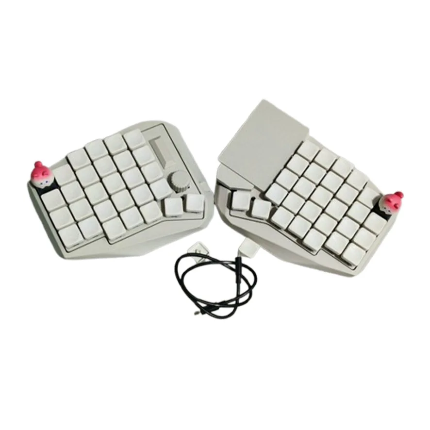 Sofle Touchpad, geteilte Tastatur, kabelgebunden, Singlemode, großes quadratisches Touchpad, Hot-Swap-RGB, individuell für Maus, Ergonomie, Gamer, PC-Geschenke