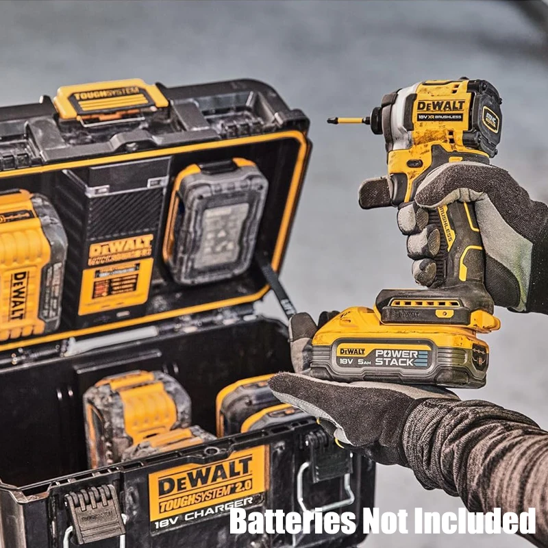 DEWALT DWST83471 TOUGHSYSTEM 2.0 Charging Box USB Simultaneous Charging Battery Storage Waterproof Dustproof Tool Box