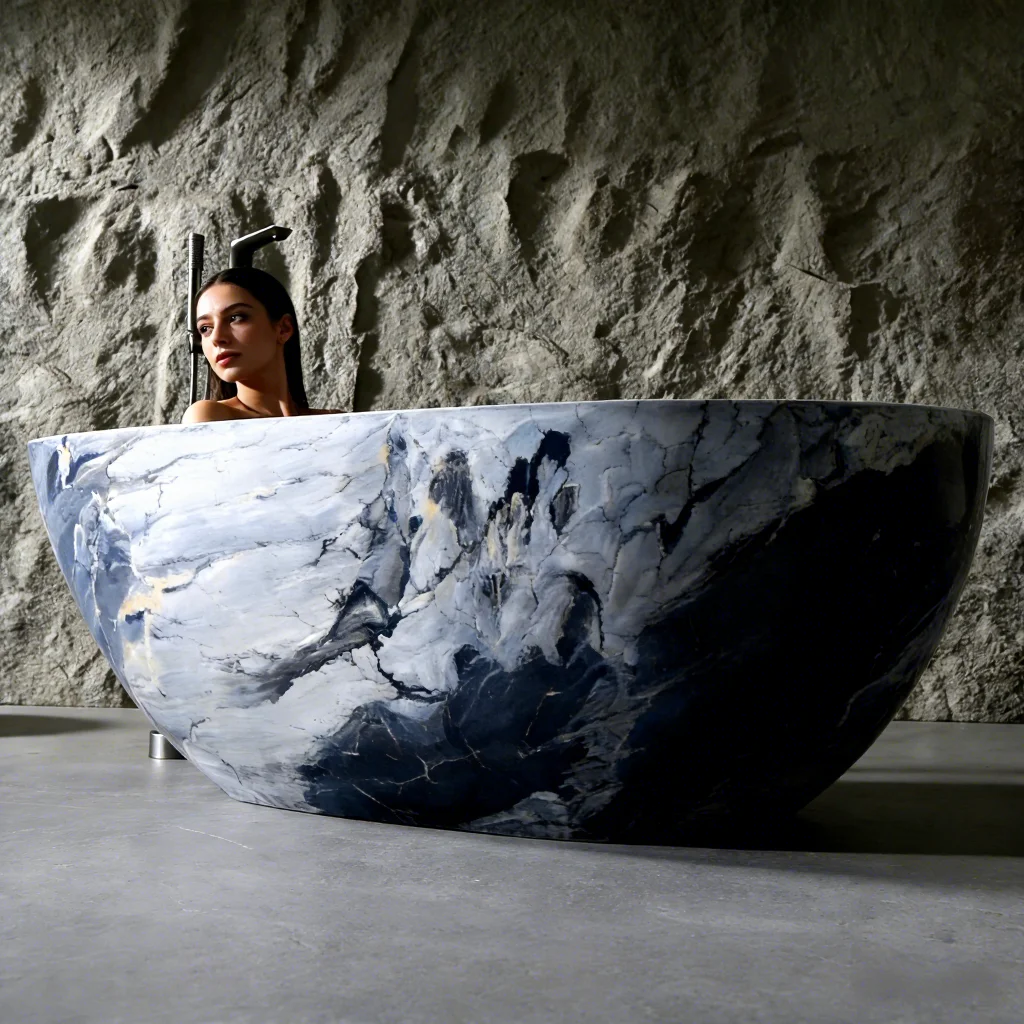 Adult Luxury Soaking Modern Free Standing Soaking Bathtub SPA Bathroom Sanitary Ware Artificial Stone Bath Tub For Hotel Villa