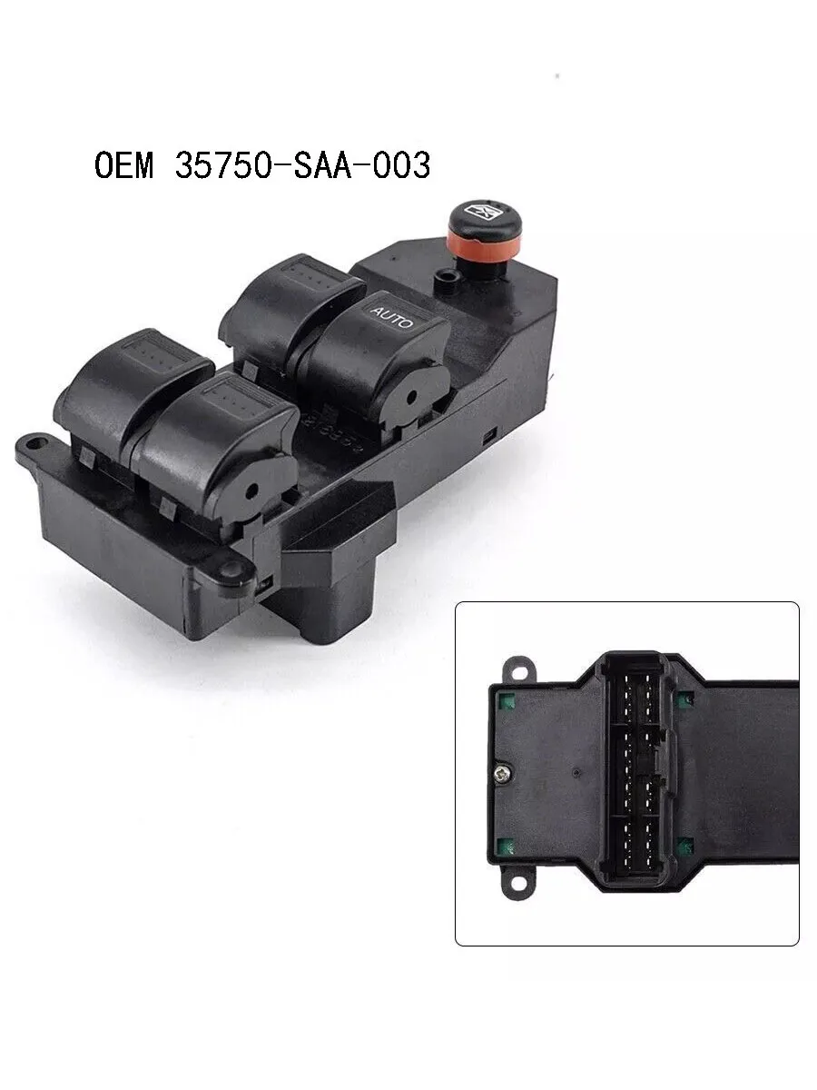 

35750-SAA-003 Electric Power Glass Switch For Honda Jazz GD1 GD3 2002-2008 35750SAA003