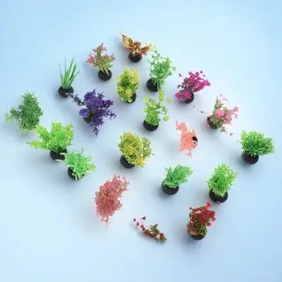 

20pcs Simulation Water Plants Decor Artificial Aquatic Grass For Fish Tank Aquarium Landscape Decoration Microlandscape Supplies