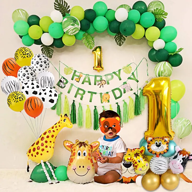 PATIMATE 12pcs EVA Foam Masks Animal Party Decor Summer Party Birthday Decoration Safari Jungle Party Decor Party Favors