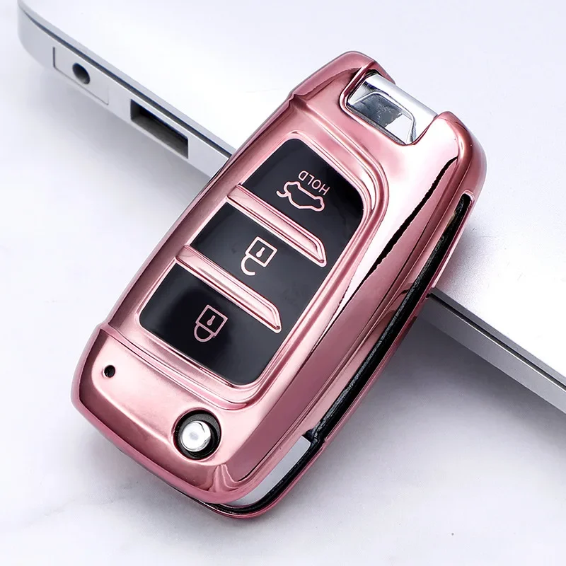 For Hyundai Ix35 Car Key Cover Fista Ix25 YuedongShengda Sonata Acceptable Shell Led Car Accessories car key case