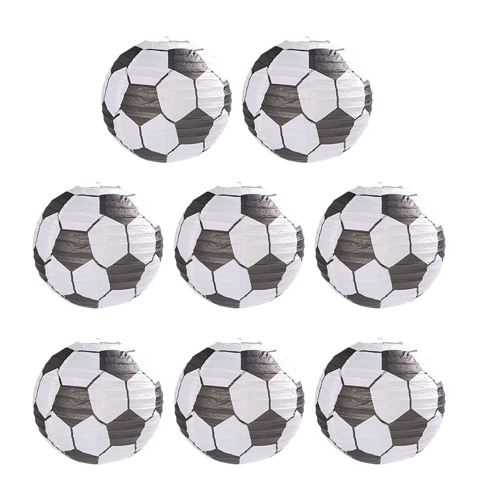 8 Pcs Football Soccer Party Decor Kid Balls Decorations Kids for Ceiling Child