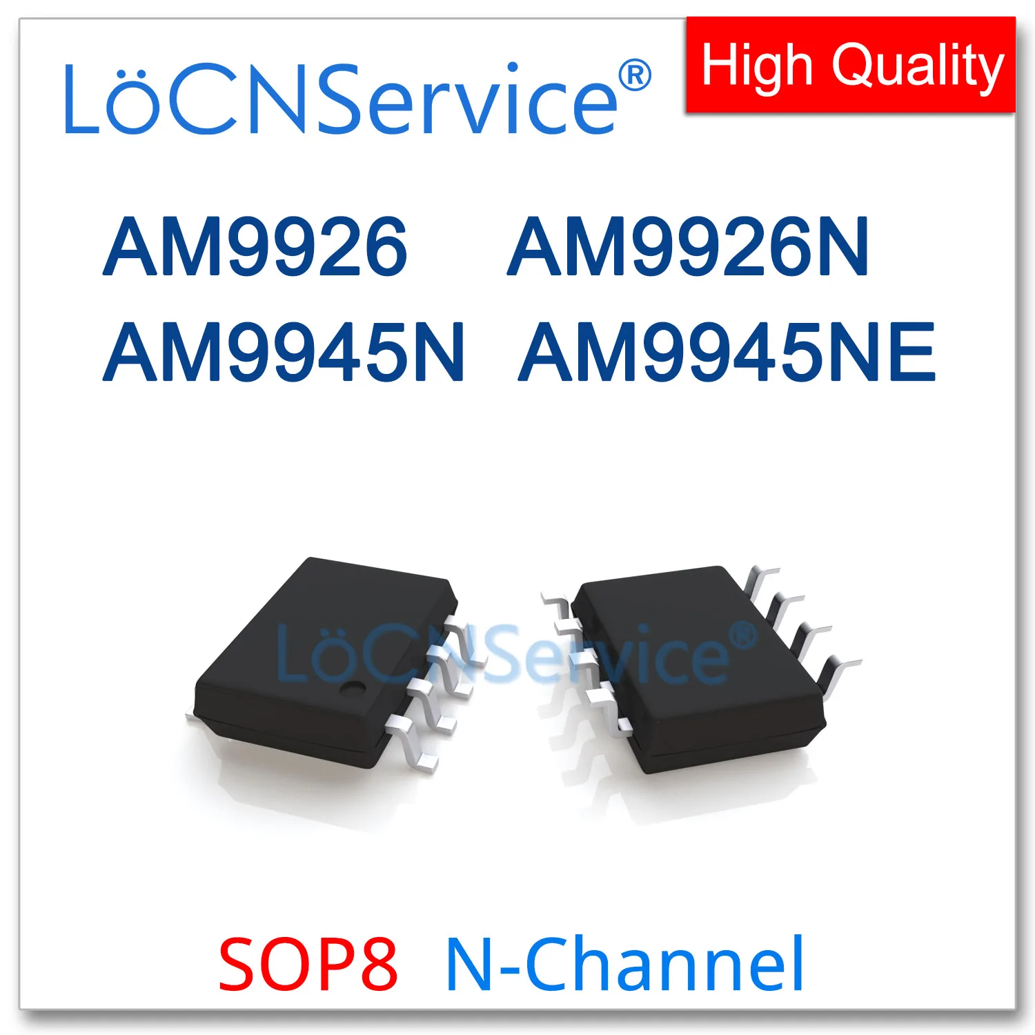 LoCNService 50 шт. 500 шт. SOP8 AM9926 AM9926N AM9945N AM9945NE 9926 9945 N-канальный Высокое качество AM