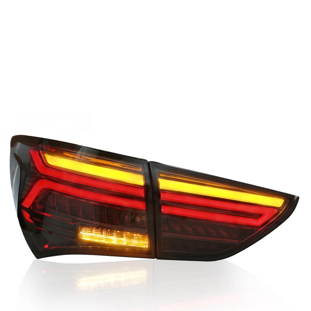 

For Buick Excelle GT Taillights LED Back Rear Lamp Assembly 2015-2017 Year With Sequential Turning Signal Light Smoke Black