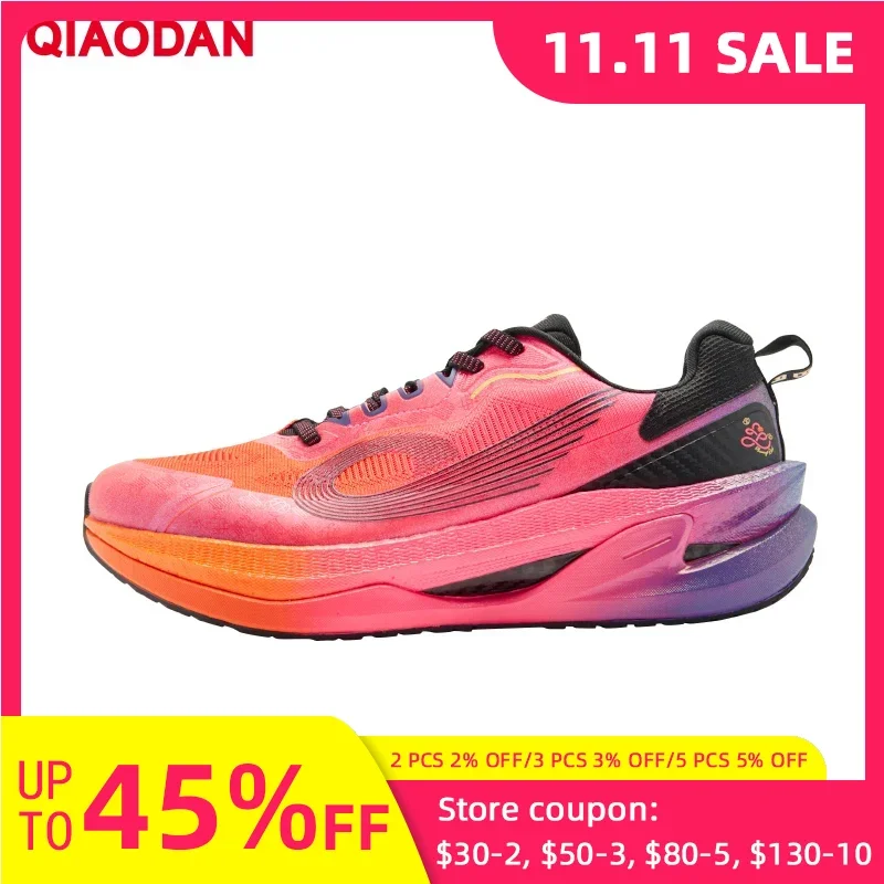 

QIAODAN PRO2.0 Men's Carbon Board Running Shoes 2025 Autumn Winter Stable Support Shock Absorption Rebound Sneakers QDB023251293