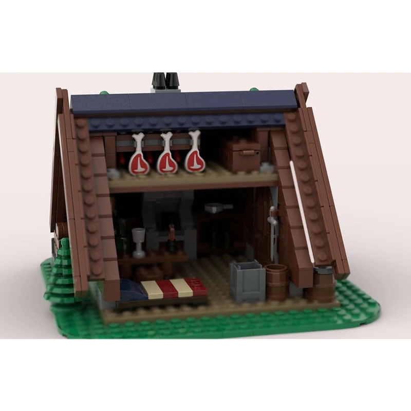 シティストリートビューモデル MOC ビルディングレンガ Forestmen ハウスモジュラー技術ギフトホリデー組み立てる子供のおもちゃのスーツ