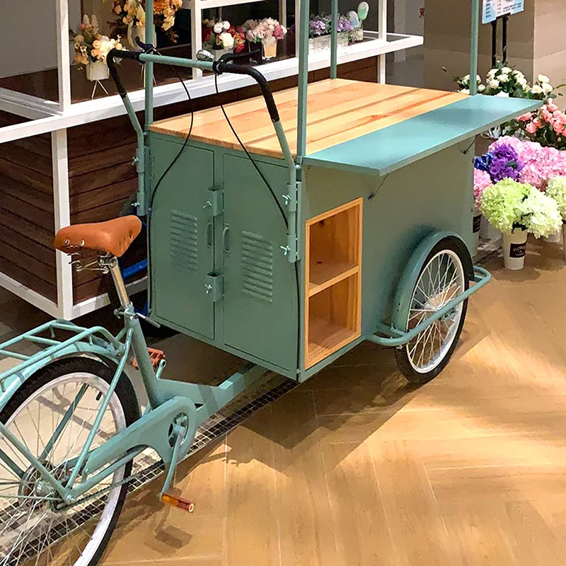 CX Commercial Trike Hotel Shopping Mall Market Stall Promotion Floats Wrought Iron Carts