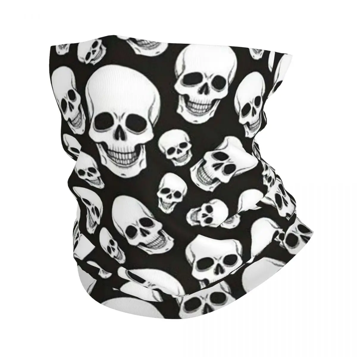 

Gothic Death Skull Bandana Neck Cover Printed Magic Scarf Warm Headwear Cycling Unisex Adult Breathable