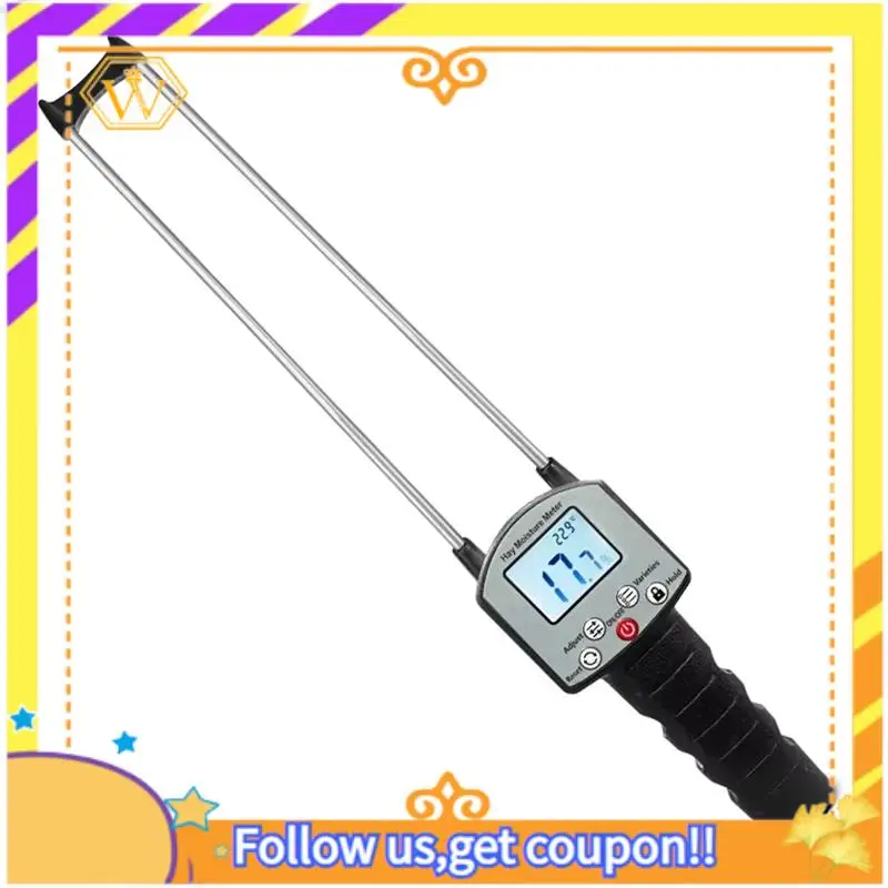 

Latest-Portable Hay Moisture Meter For Cereal Straw Forage Grass Leymus Chinensis Emperor Bamboo Grass Testing Fibre