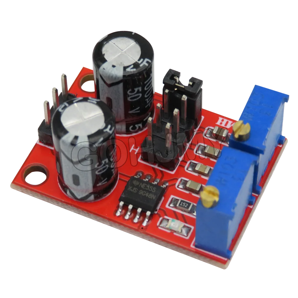 1PCS NE555 pulse frequency duty cycle adjustable module stepping motor driver square/rectangular wave signal generator