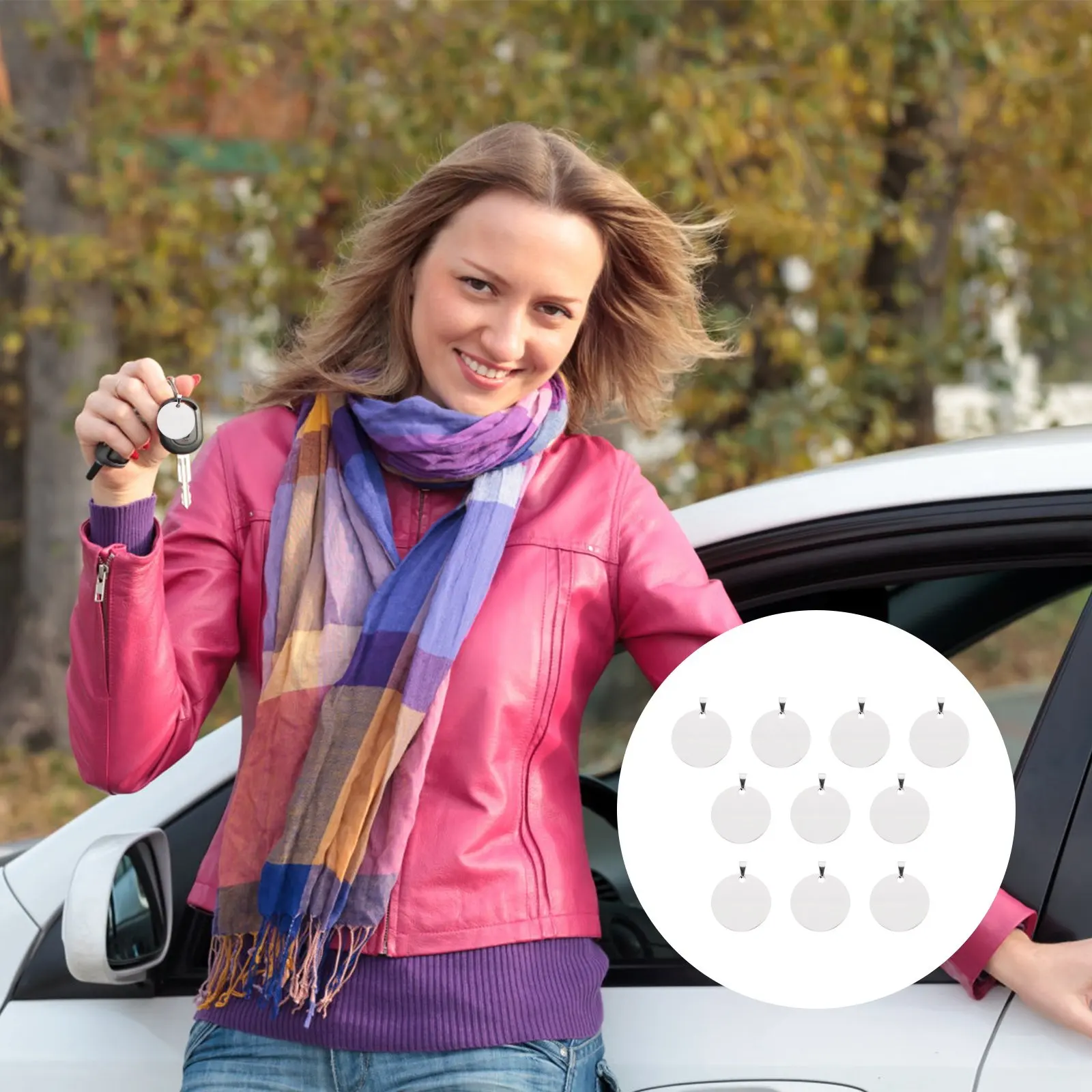 10Pcs Blank Militar…