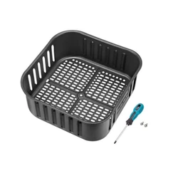 NonStick Basket Air Fryer Replacement 5.8QT Basket for CP158-AFCS158AF Air Fryer Dishwasher Safe Easy to Clean B03E