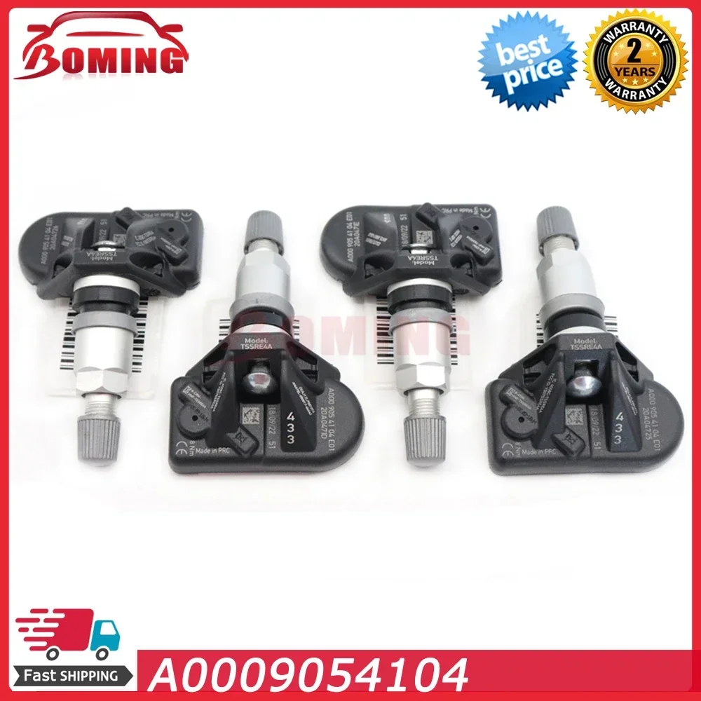 

4PCS A0009054104 New Car Tire Pressure Sensor TPMS For Mercedes-Benz A Class B Class CLA GLB GLS 2019 2020 433Mhz