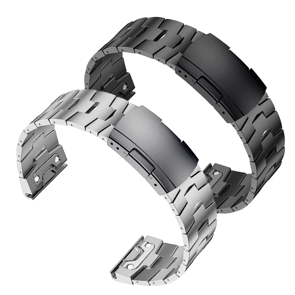 22 26mm Quickfit Titanium alloy Straps For Garmin Fenix 7 7X 6 6X Pro 5 5X Plus 3 HR Epix Gen 2 Wrist Band Bracelet Accessories