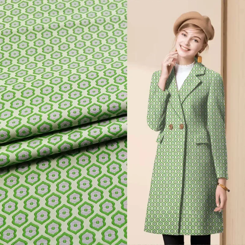 

Жаккардовая ткань, весна-осень, темный узор, платье, костюм, плащ, модный дизайн, ткани для шитья своими руками, вышитая оптовая продажа ткани