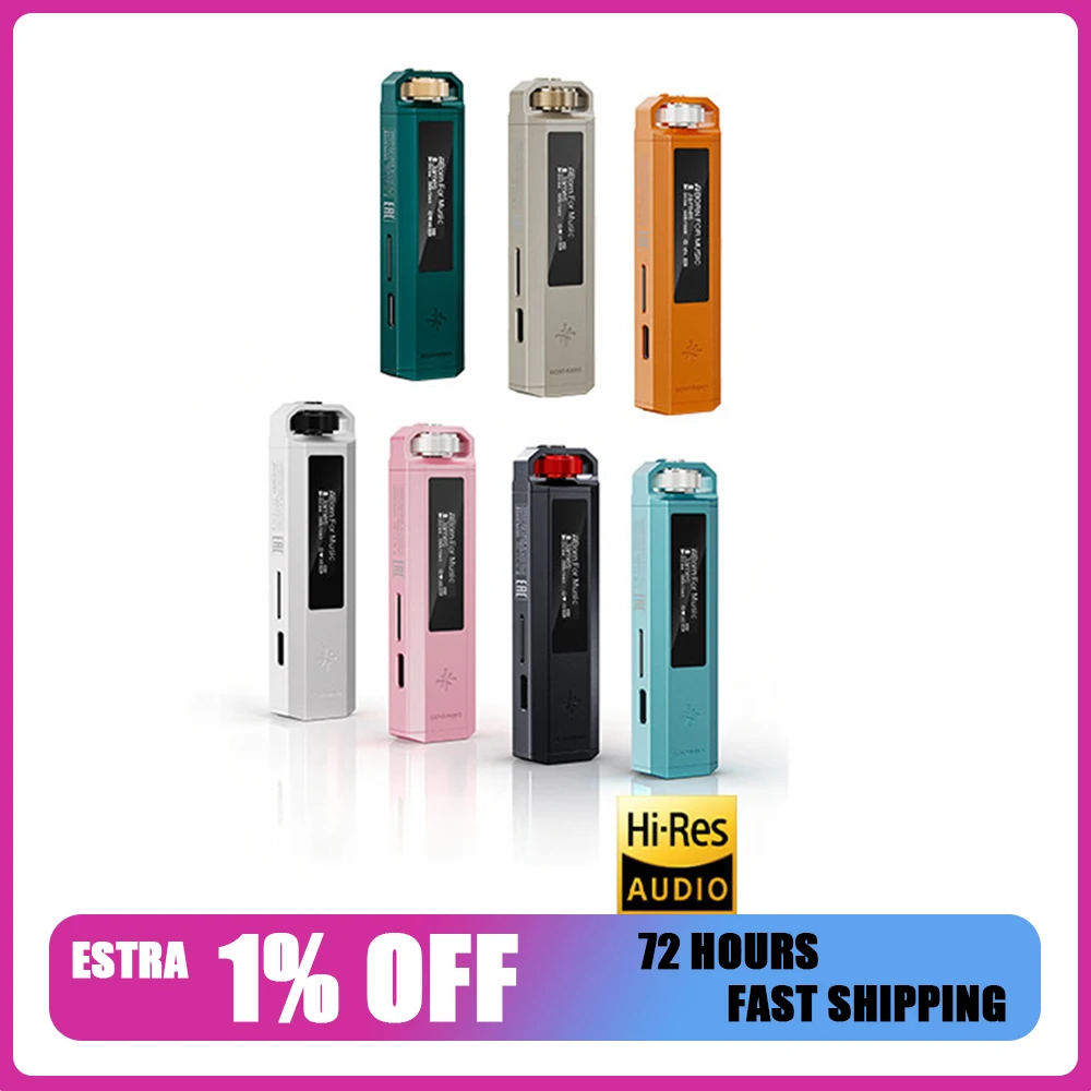 FiiO SnowSky ECHO NANO 휴대용 스마트 뮤직 플레이어 OLED 스크린이 장착된 고해상도 무손실 HiFi MP3 플레이어 DSD/WAV/FLAC/APE/MP3/M4A/OGG