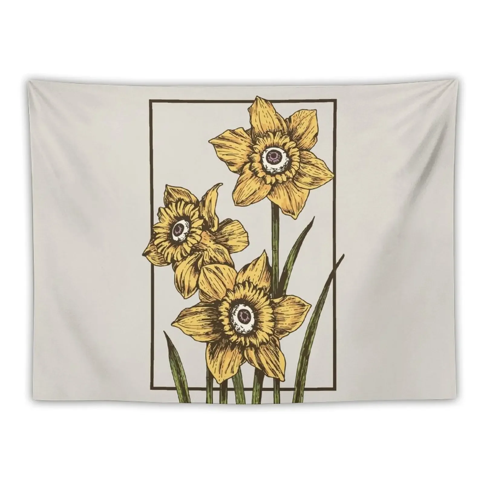 Daffodil Eye Tapestry Room Decor Cute Bedroom Deco Room Decorations Aesthetic Bedroom Organization And Decoration Tapestry