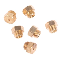 10PCS M5*0.75 LPG/NG Gas Water Heater Nozzle Jet 0.7mm 1.0mm Liquid And Natural Gas Water Heater Nozzle Jet Accessories