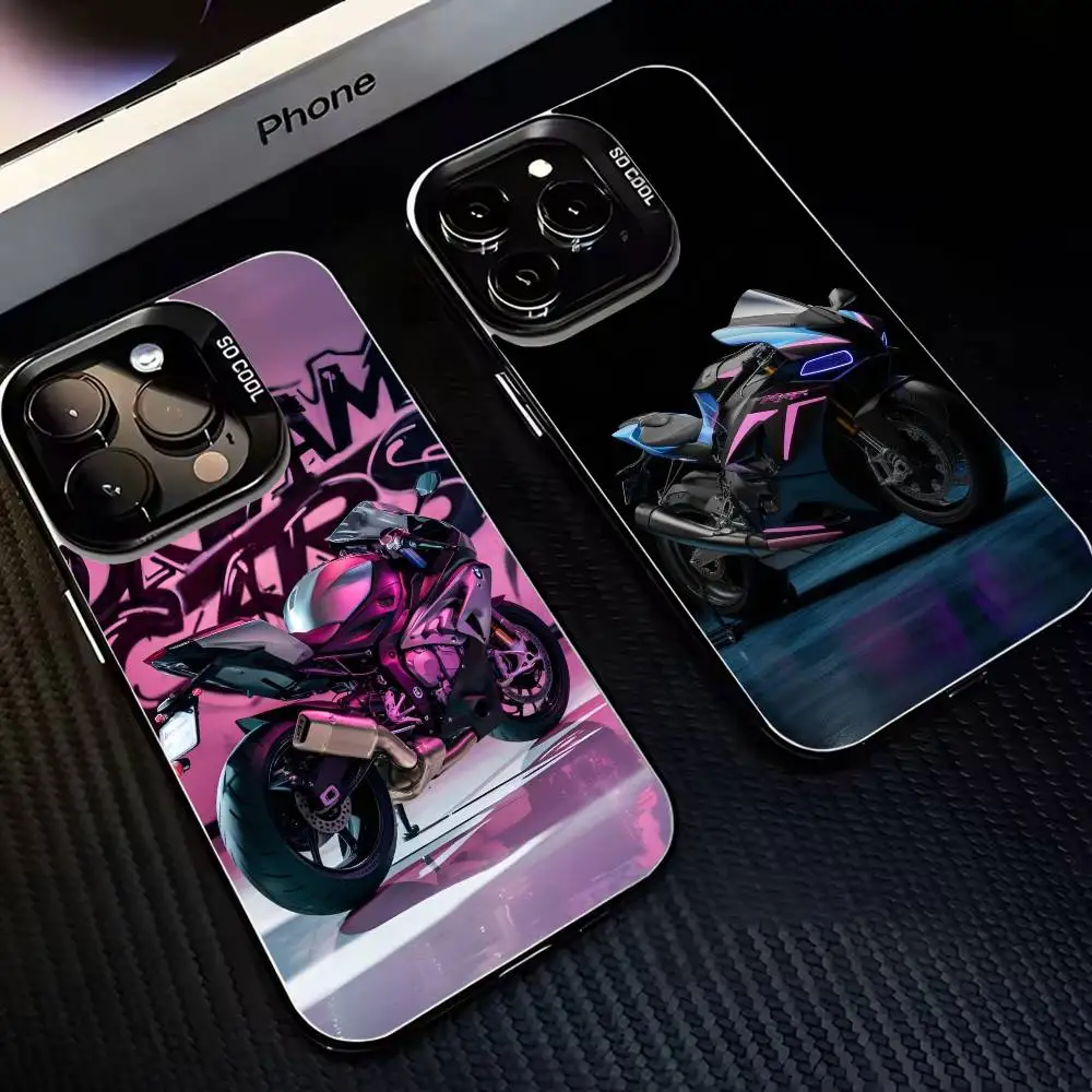 

Car Bike K Phone Case For iPhone17,16,15,14,13,12,11 Plus,Pro Max Black Matte Shockproof Cover