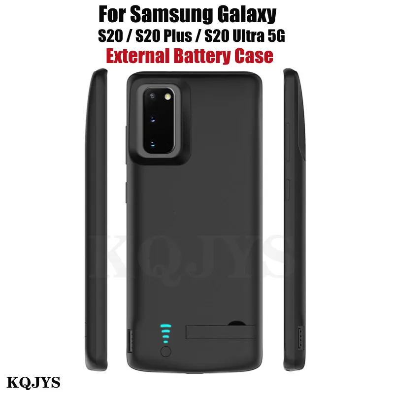 

Чехол для Samsung Galaxy S20 Plus 5G, внешний аккумулятор, чехол для зарядки, портативное зарядное устройство, чехол для Galaxy S20 Ultra, чехол для батареи
