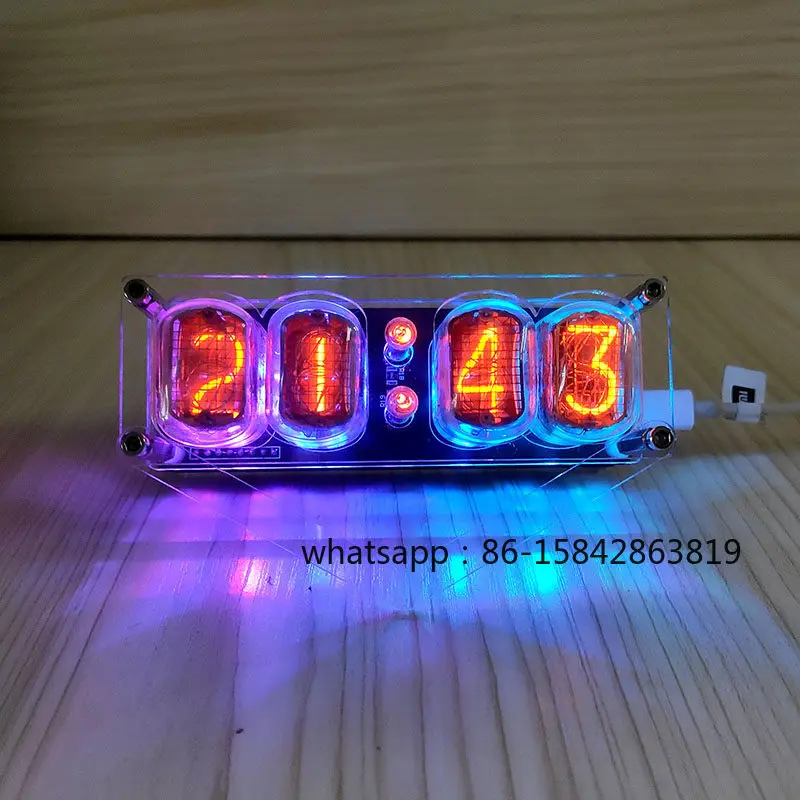 

IN12 Glow Clock with WIFI Network Timing ESP8266