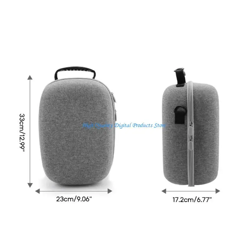 VR2ヘッドセットストレージカバー用のU2JE耐摩耗性キャリーバッグ内側のポケット付きダート耐性ボックスキャリングバッグアクセサリー