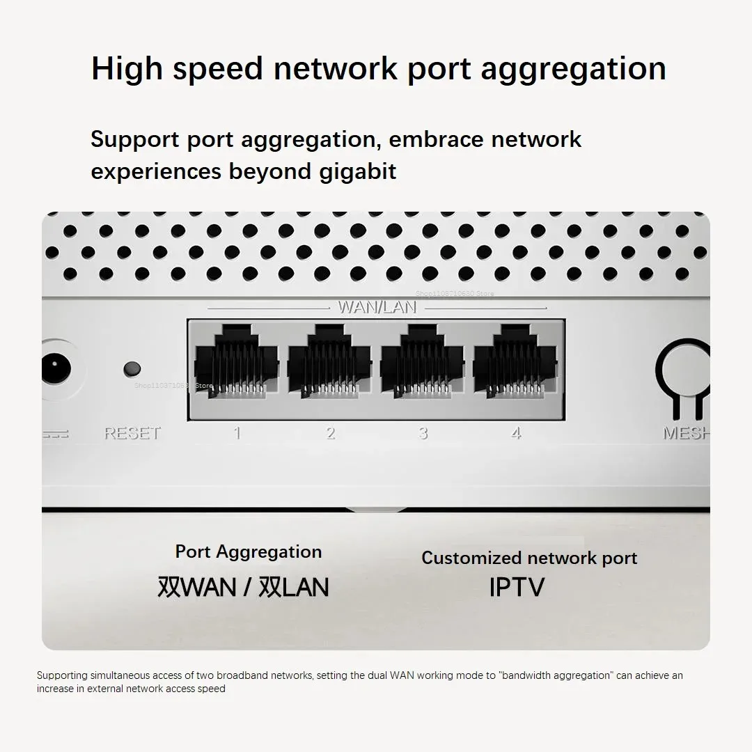 2026 Xiaomi Router AX3000E WiFi 6 3000Mbps Dual-Band Gigabit Qualcomm Chip Dual WAN Ports 256MB Large Memory Mesh Networking-CN