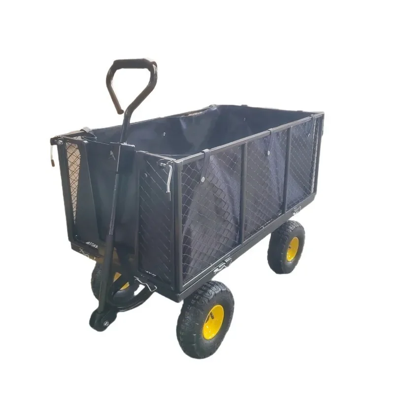 Measured load 350kg garden net car Detachable garden trolley Gardening tool trailer