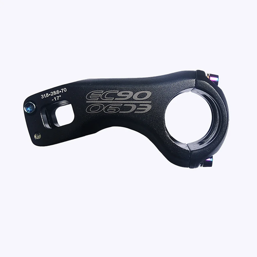 EC90 Bikes Handlebar Riser Diameter -17° Degree 70/90MM Handlebar MTB Bicycle Alloy Positive and Negative Alloy Handlebar Parts