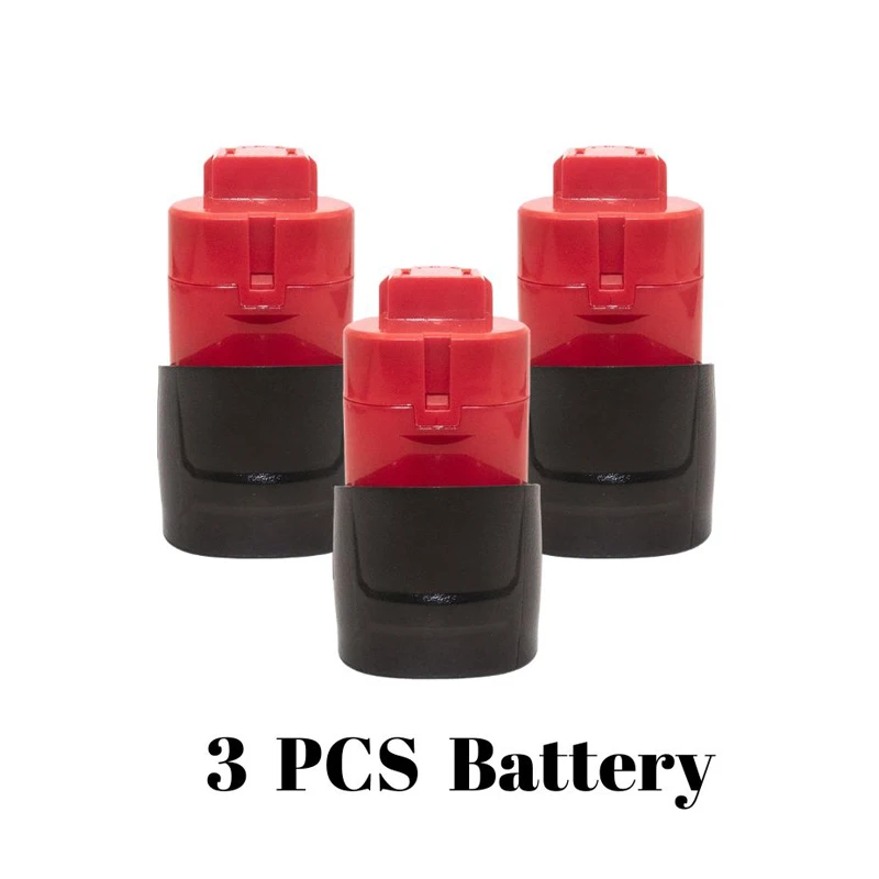 Pro 12V baterii Milwaukee 5,2Ah kompatibilní s Milwaukee M12 XC 48-11-2410 48-11-2420 48-11-2411 12V akumulátorové nářadí - náhled 6