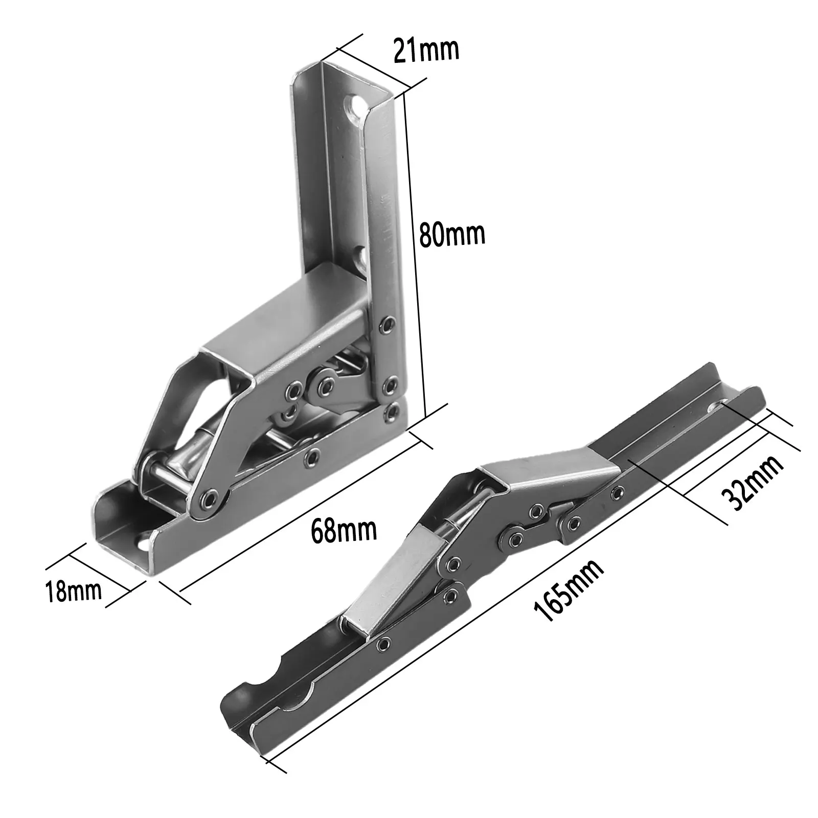 Hardware Folding Hinges TV Cabinets Wine Cabinets Bookcases Kitchen Cabinet Doors No Need To Open Holes Folded 90