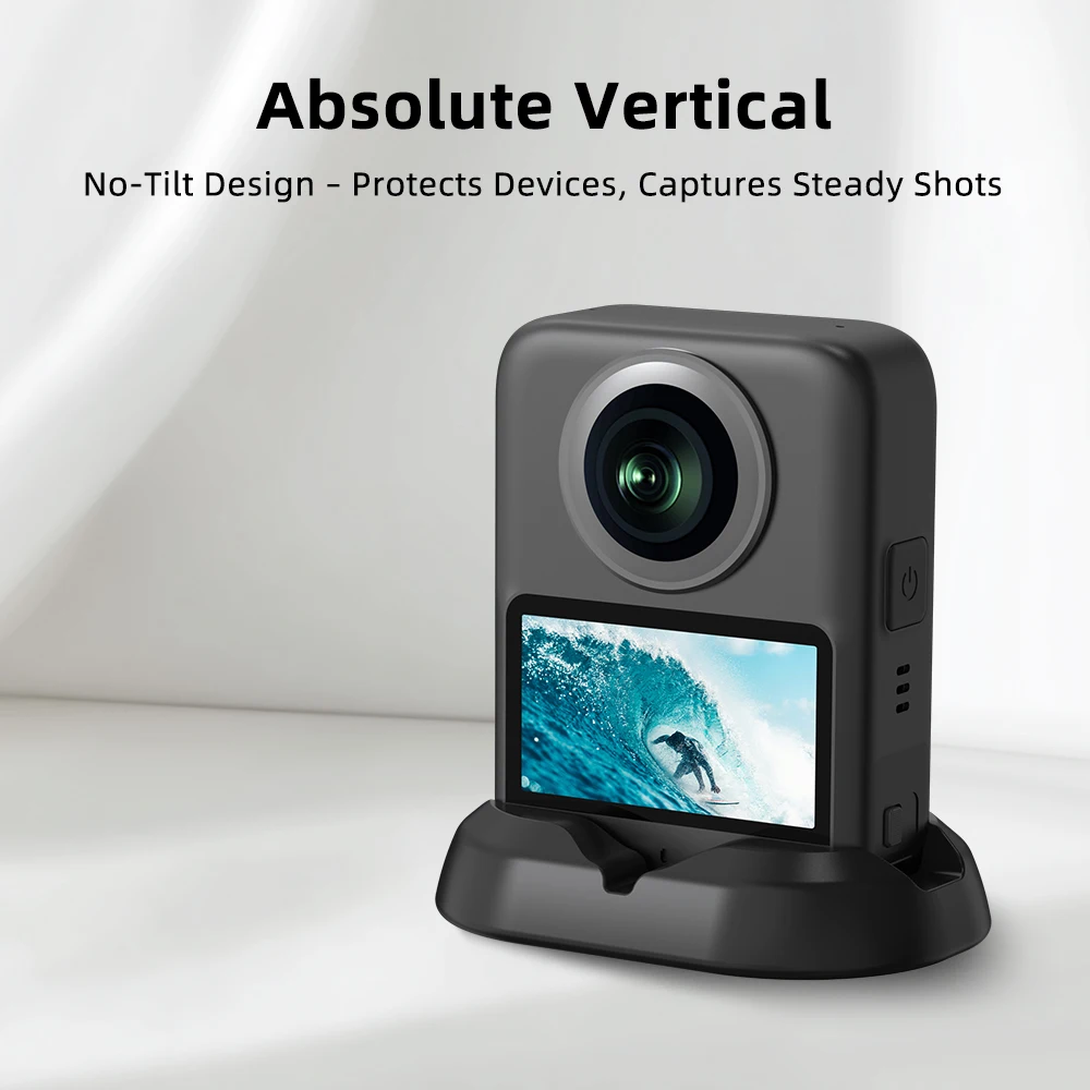 Wtohoby Dash Cam Mount per DJI Osmo 360 Fotocamera Panoramica Supporto per Auto Base Action Camera Base in Silicone Accessori