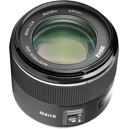 Meike 85mm F/1.8 Full Frame Auto Focus Portrait Prime Lens for Canon EOS EF Mount Digital SLR Cameras