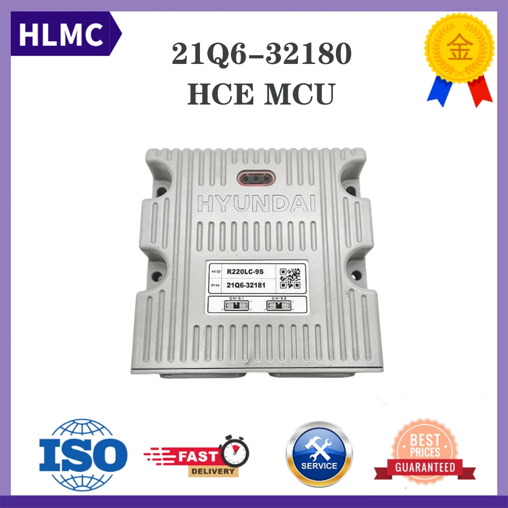 Excavator Accessories Control Excavator ECU Controller Computer Board R220LC-9S 21Q6-32180 21Q6-32181