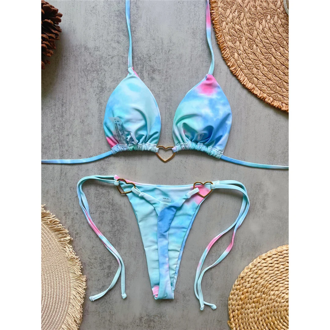 Sexy Extrem String Mini Micro Tanga Bikini Damen Badeanzug Frauen Bademode Zweiteiliger Bikini-Set Badeanzug Schwimmanzug V8291 – Detail 12
