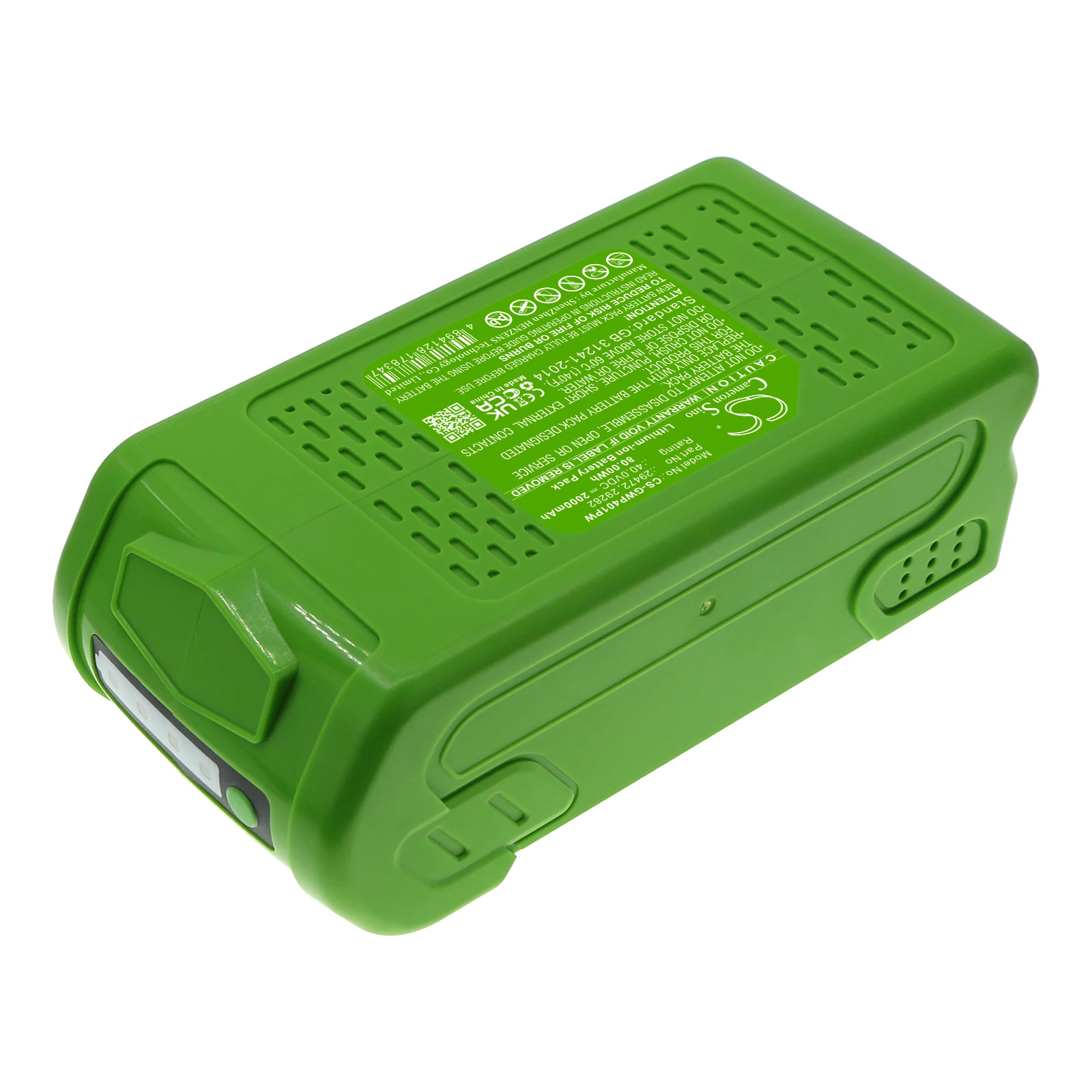 CS Replacement Battery For GreenWorks 20202, 20292, 20302, 20672, 21332, 22262, 24102, 24322, 25302, 25312, 2601402, 292