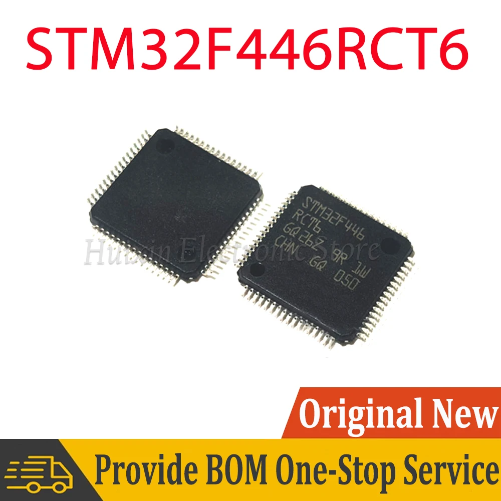 

1-5pcs STM32F446RCT6 LQFP-64 STM32 F446RCT6 STM32F446 LQFP64 Cortex-M4 32 Bit Microcontroller Chip MCU IC Controlle New Original