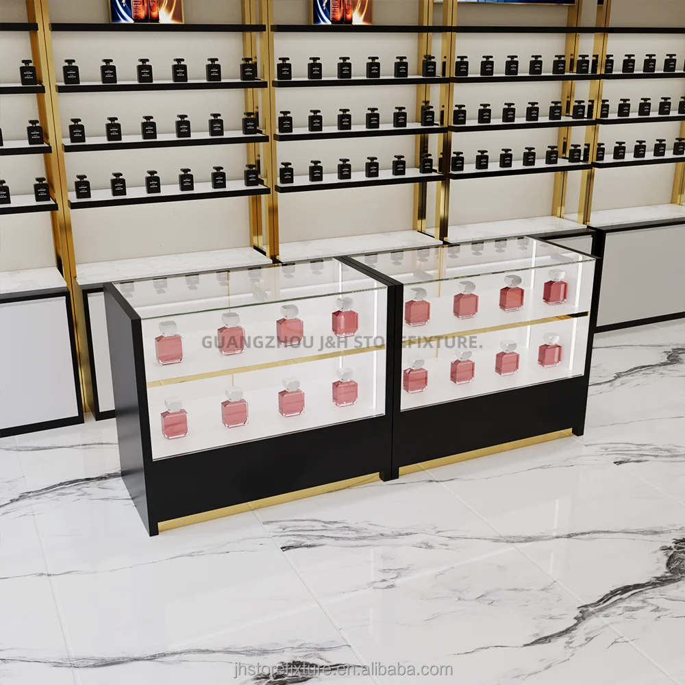 Custom.Custom .Custom.Simple Classic Perfume Island Cabinet Display Shop High End Showcase Quality Decoration Design Customized