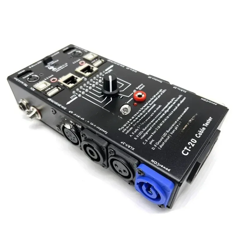 CT-20 Multi-Function , Audio Cable, XLR Signal , Line Tester, Supports Testing 20 Types