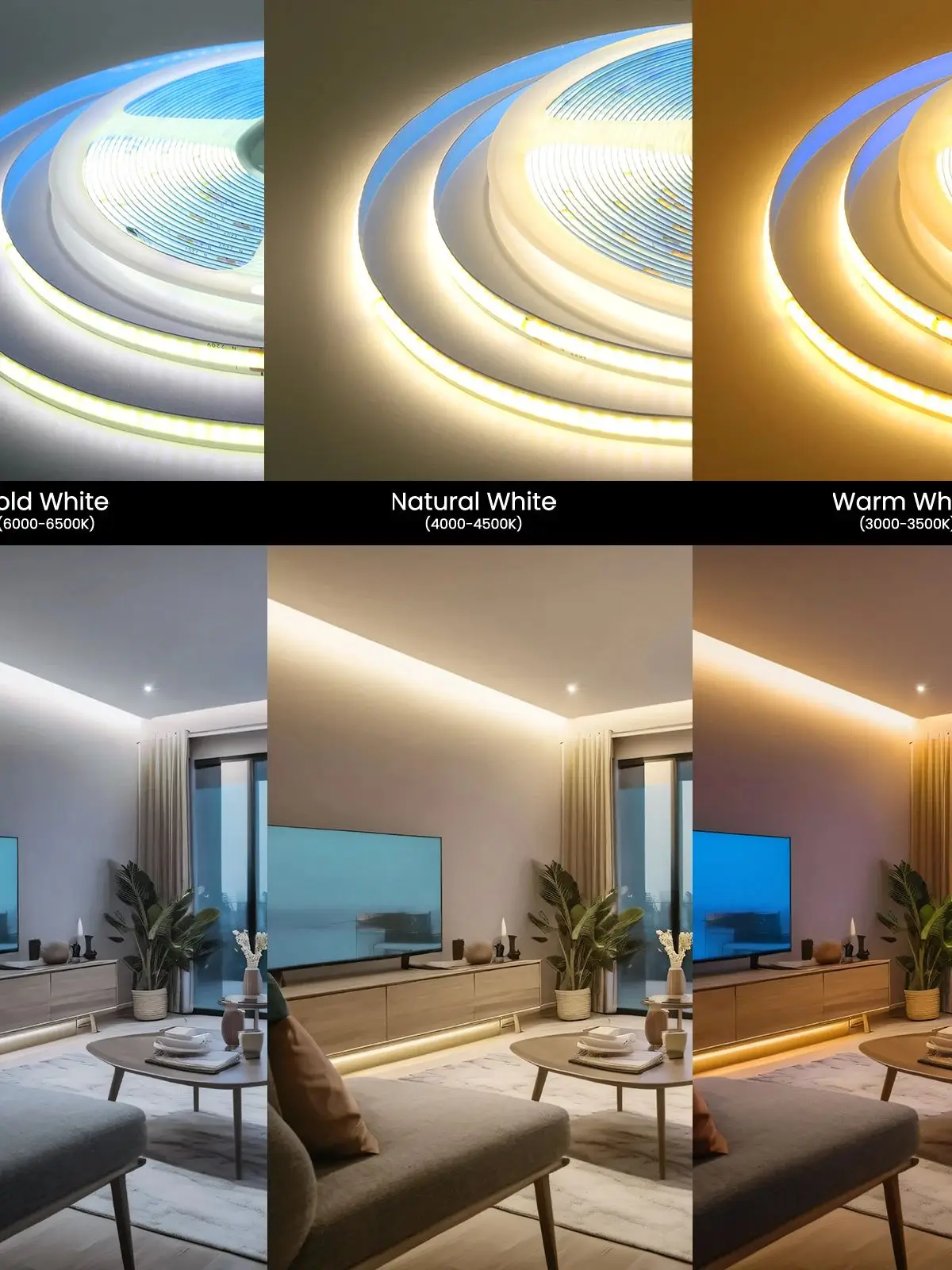 230V COB Strip LED-bandlicht 5M 10M 20M 50M 220V 240V Zelfklevend 240LEDs /M IP20 Geen driver nodig Lintlamp 3000K 4000K 6000K