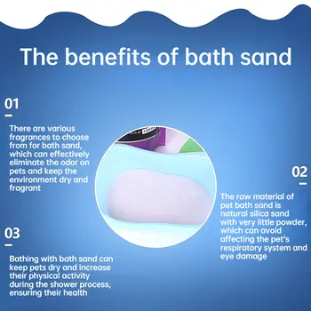 1公斤倉鼠洗澡沙,無塵,可用作倉鼠、龍貓、沙鼠、小鼠、八齒鼠等小型寵物的洗澡或如廁墊,白色沙子 12 最佳銷售 倉鼠沙 - №6