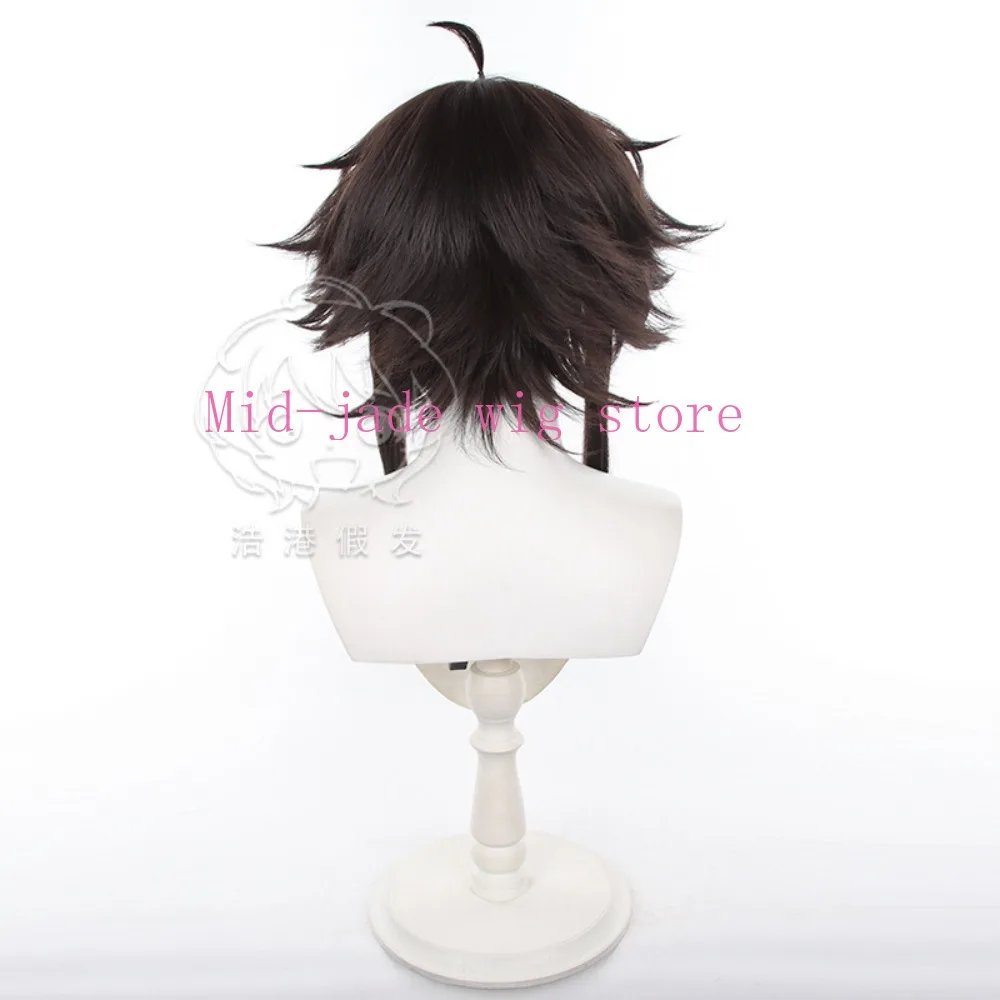 Anime Bungo Stray Dogs Tetchou Suehiro Cosplay Wig Realistic Scalp Layered Flipped Hair Character Stage