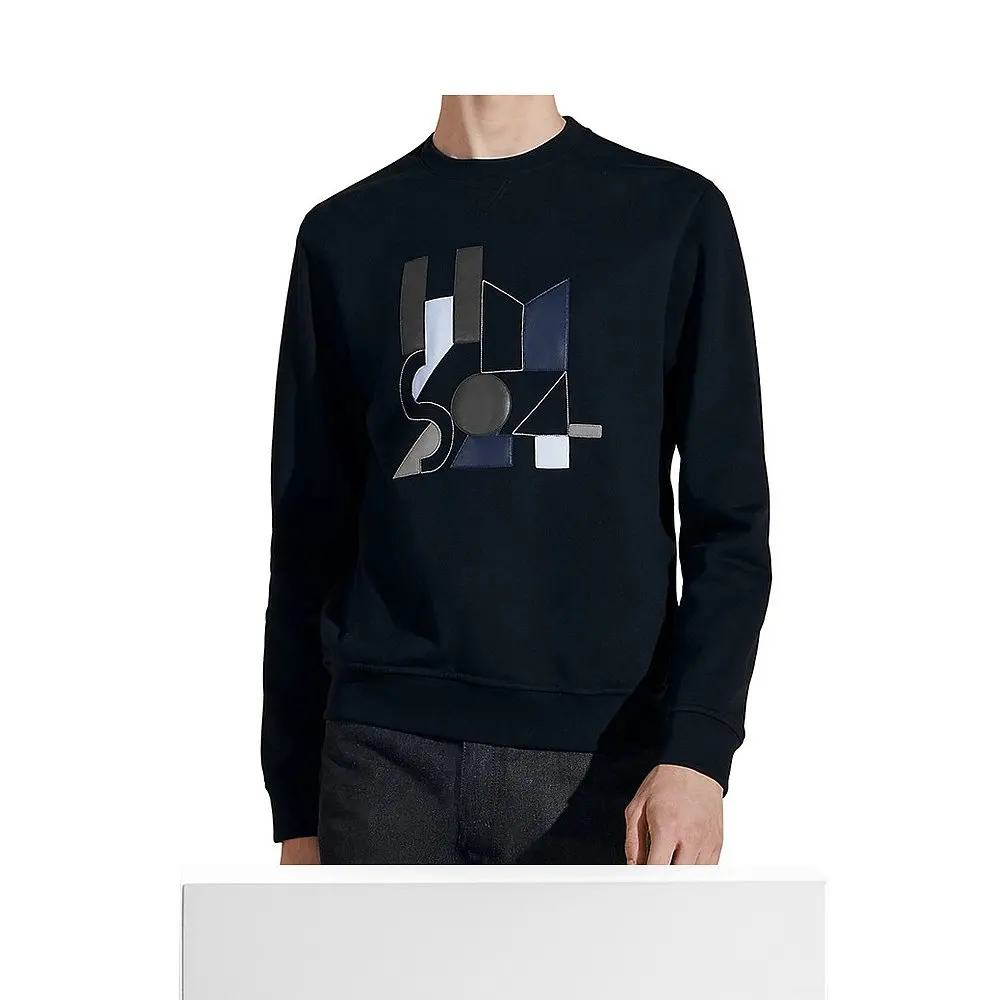 

Fashion Letter Dog Print Sweater Men's and Women's Pure Cotton Harajuku Crew Neck Couple Loose Light Luxury Jumper Streetwear