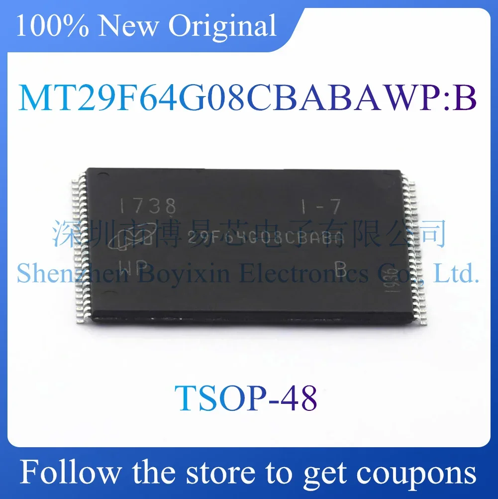 

NEW MT29F64G08CBABAWP:B.MT29F64G08CBAWA.Original Product