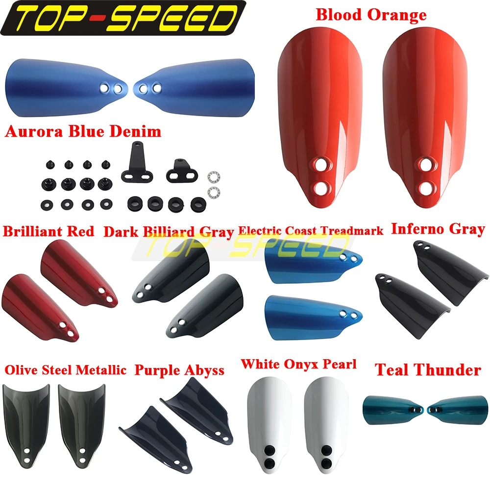 PC Handguards Hand Shield For Harley Softail Street Bob FXBB FXBBS FXST FLDE FLHCS FLHC 2018-24 Multicolor Aftermarket Protector