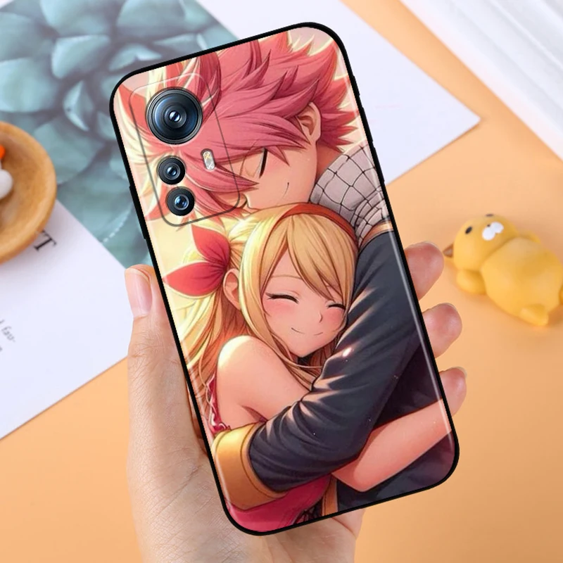 F-FAIRY T-TAIL Anime Cool For Xiaomi Mi 14 13T 13 12T 12 11T 11i 11 10T 10 Pro Lite Ultra 5G Black Soft Phone Case