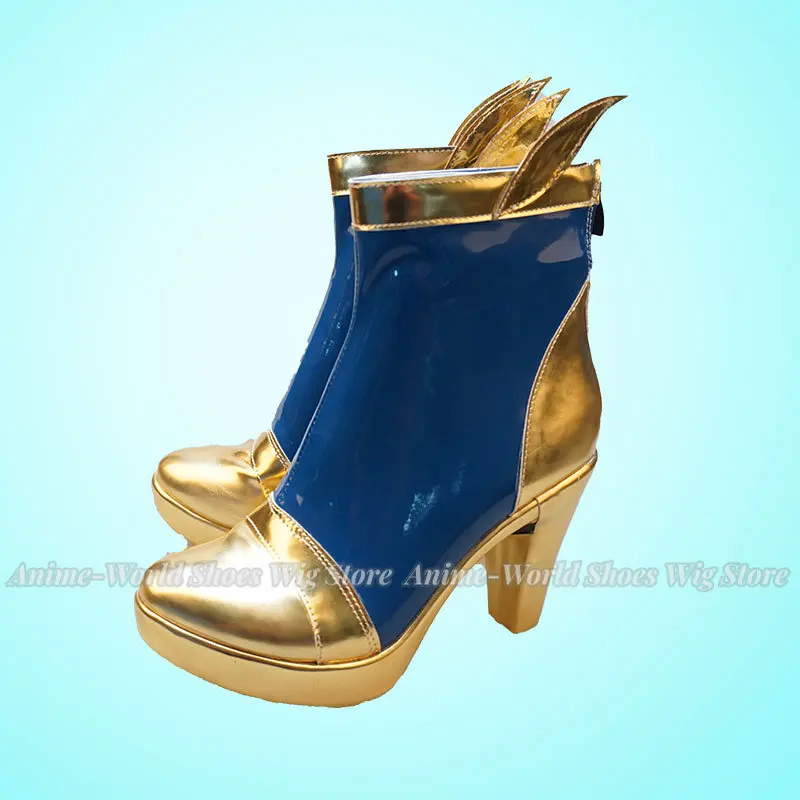 Sona Buvelle Cosplay Shoes Star Guardian Cosplay PU Shoes Halloween Carnival Boots Cosplay Props Custom Made